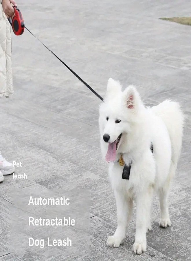 Aakarit Rectangle Dog Cat Puppy Pet Leash Rope Free Heavy Duty Training Running Walking Nylon Belt Quickly Automatic Adjustable Durable Anti Slip Handle Break Pause Lock 5 Meter|Multicolor (5 Meter) - Image 5